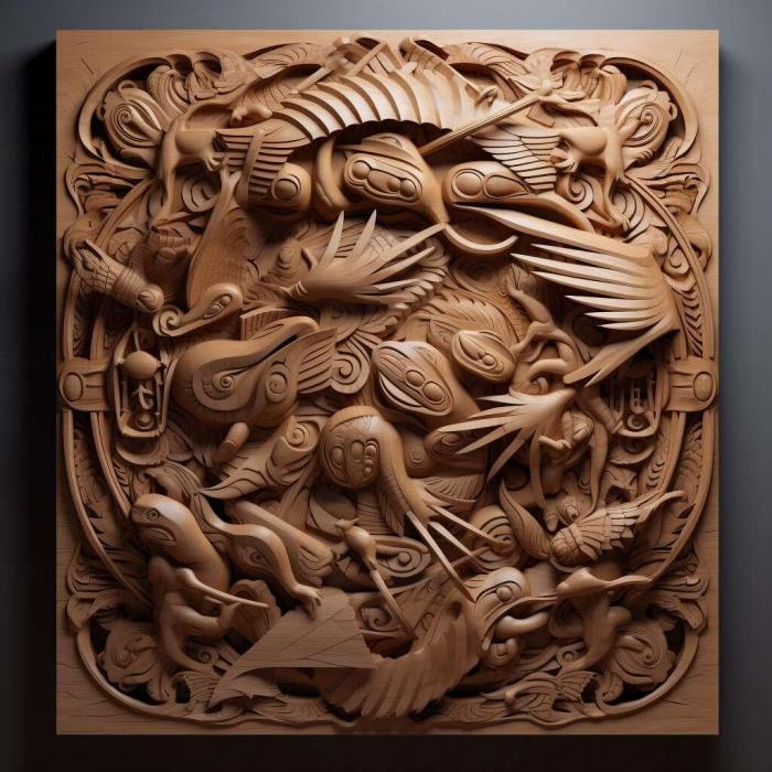 نموذج ثلاثي الأبعاد لآلة CNC 3D Art 